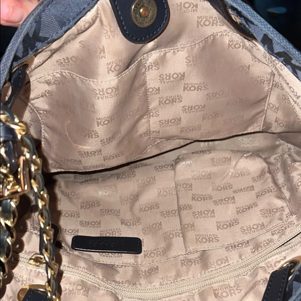 One of a Kind Michael Kors Black Jet set  Tote Bag